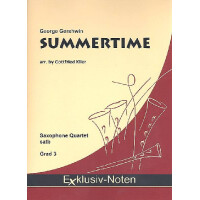 Summertime für 4 Saxophone