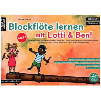 Blockflöte lernen mit Lotti & Ben! Band 2 (+Online Audio)