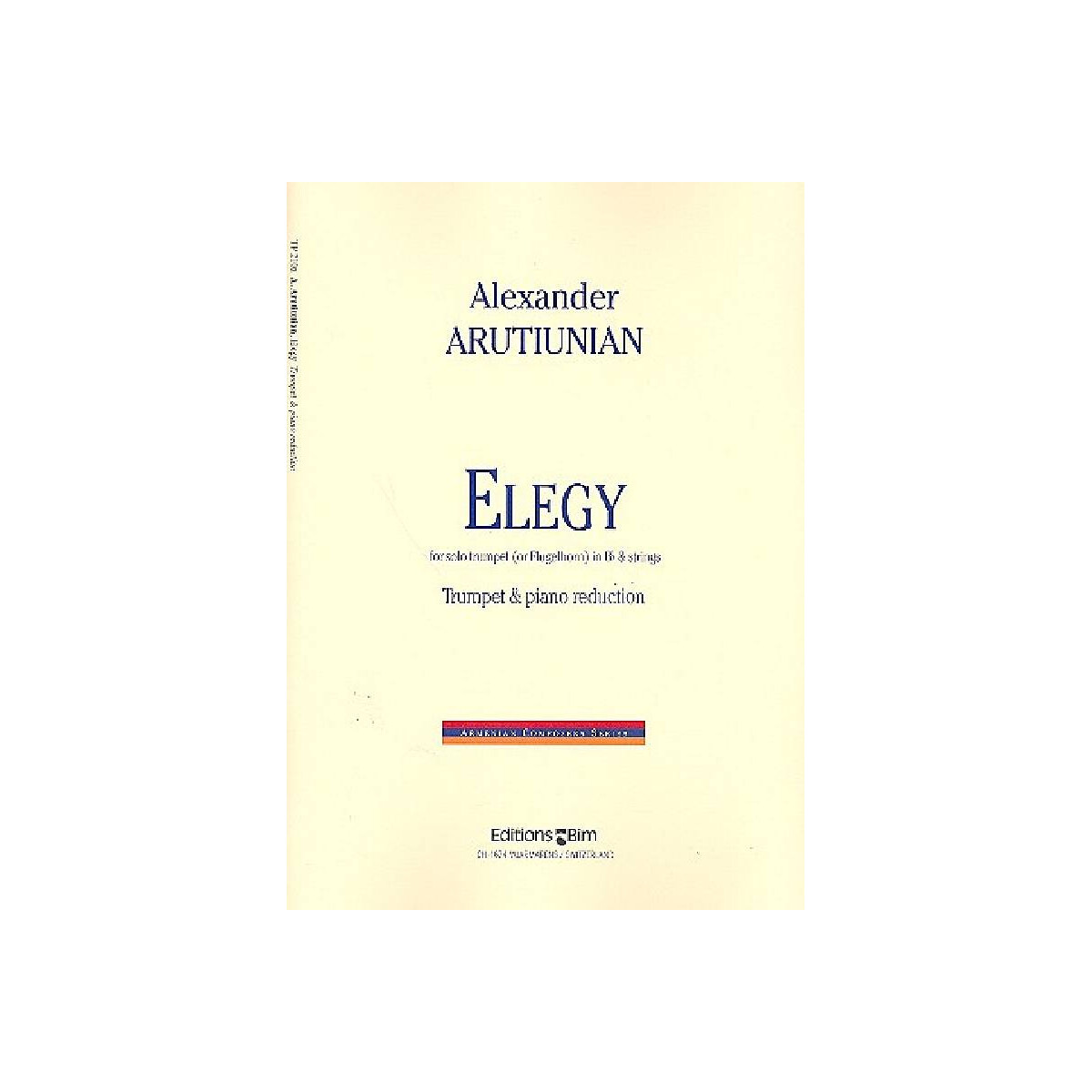 Elegy for trumpet (flugelhorn) and strings