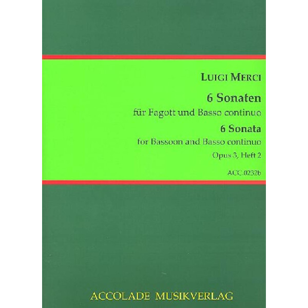 6 Sonaten op.3 Band 2 (Nr.4-6)