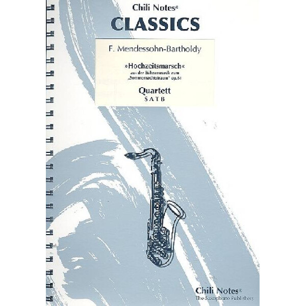Hochzeitsmarsch für 4 Saxophone (SATB)
