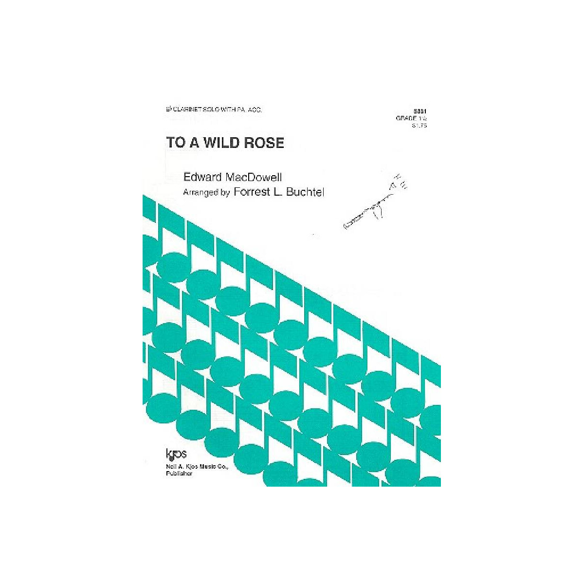 To a wild Rose for clarinet and piano box