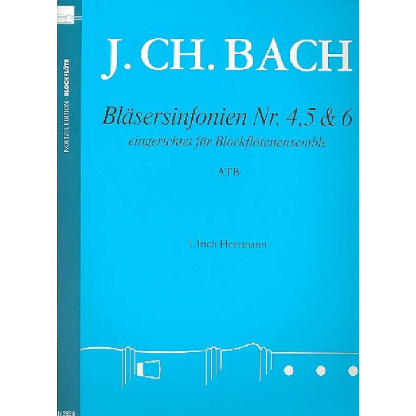 3 Bläsersinfonien Nr.4-6 für 3 Blockflöten