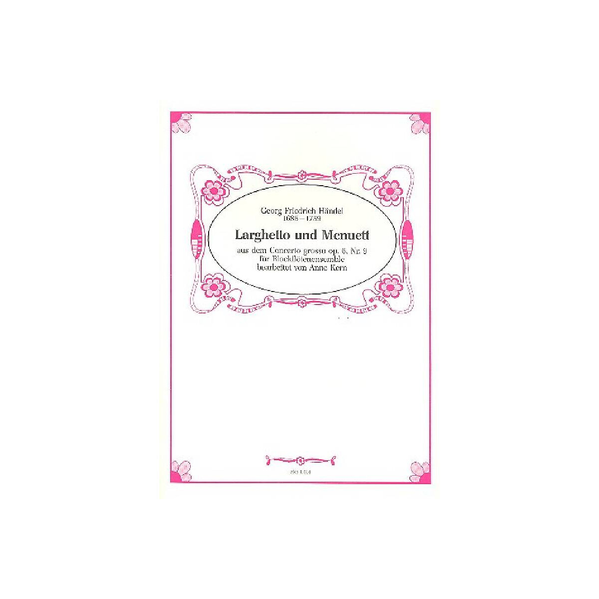 Larghetto und Menuett aus dem Concerto g box