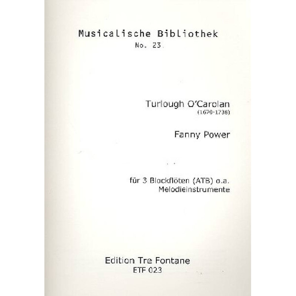 Fanny Power für 3 Blockflöten (ATB)