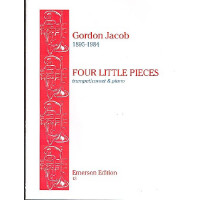 4 little Pieces for trumpet (cornet) and piano