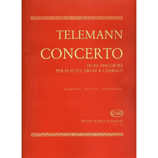 Konzert D-Dur für Flöte, Streicher und