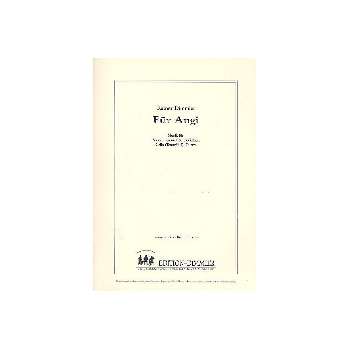 Für Angi für Sopranino- und