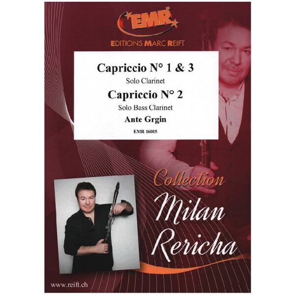 Capriccio Nr.1 und Nr.3 (Klarinette solo) und Capriccio Nr.2