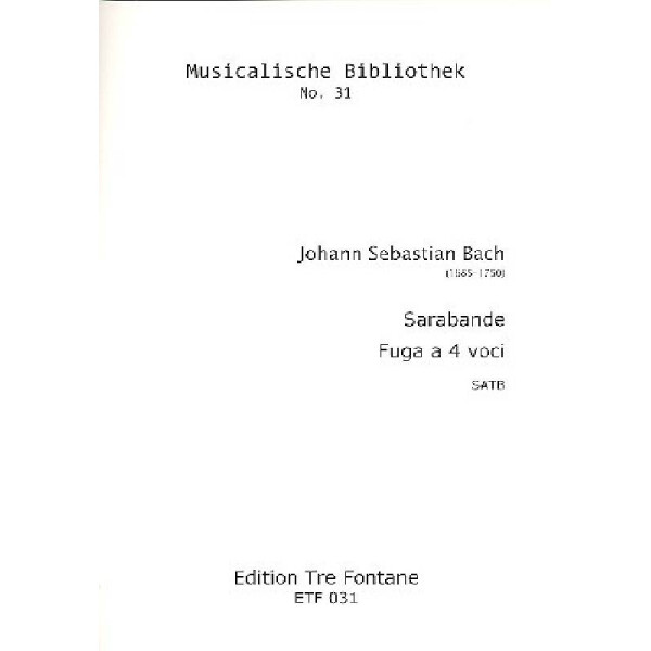 Fuge BWV895 und Sarabande BWV812