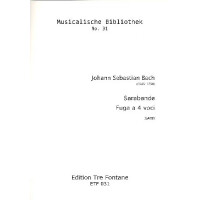 Fuge BWV895 und Sarabande BWV812