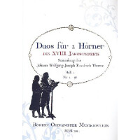 Duos für 2 Hörner des 18. Jahrhunderts Band 1 (Nr.1.38)