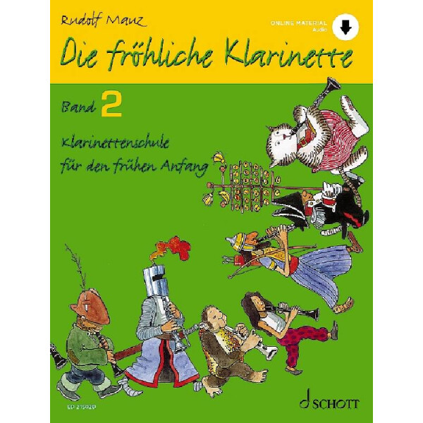 Die fröhliche Klarinette Band 2 - Schule (+Online Audio)