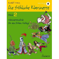 Die fröhliche Klarinette Band 2 - Schule (+Online Audio)