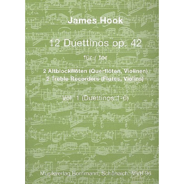 12 Duettinos op.42 Band 1 (Nr.1-6)