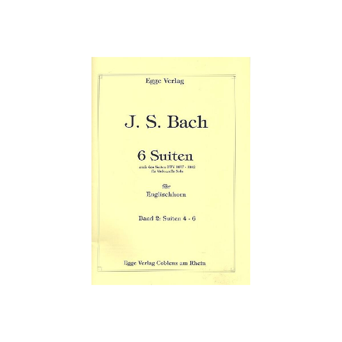 6 Suiten Band 2 (Nr.4-6) box