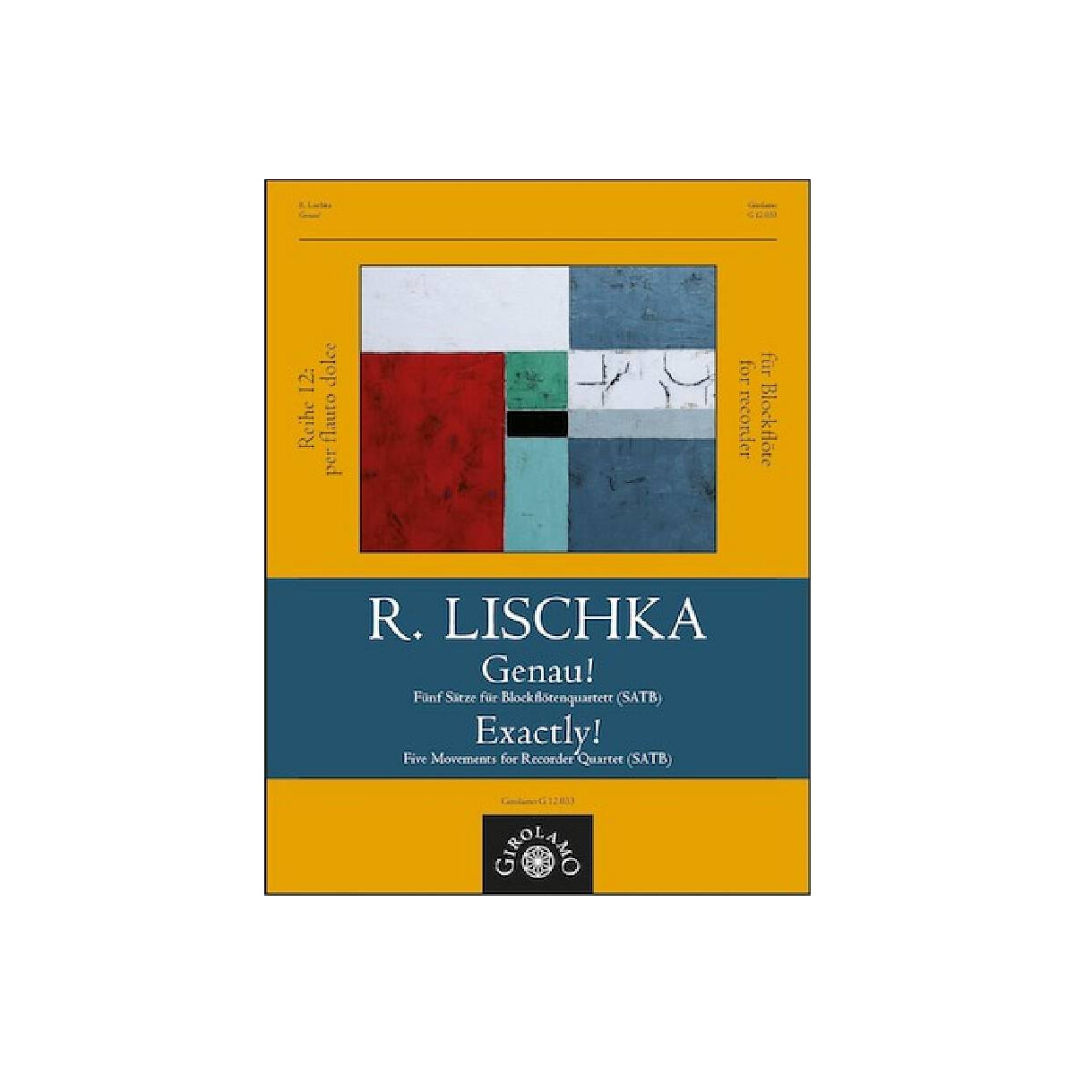 Genau 5 Sätze für 4 Blockfl&ou box