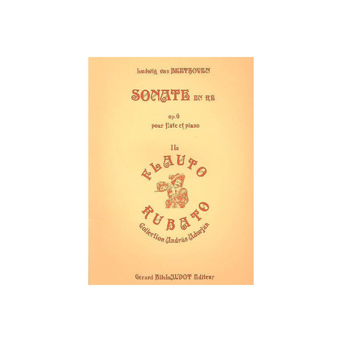 Sonate en re majeur op.6 pour flute box