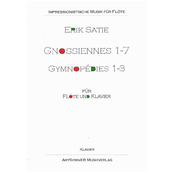 Gnossiennes Nr.1-7 und Gymnopédies Nr.1-3
