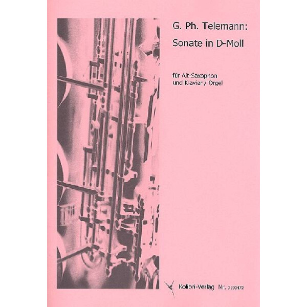Sonate d-Moll für Altsaxophon und