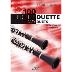 100 leichte Duette f&uuml;r 2 Klarinetten