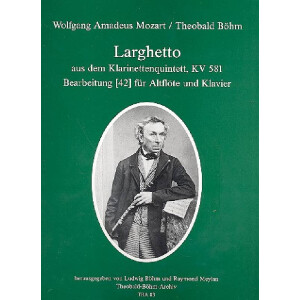 Larghetto KV581 für Altflöte und Klavier