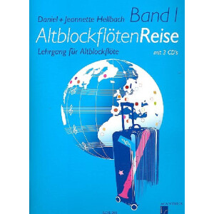 Altblockflöten-Reise Band 1 (+3 CDs)