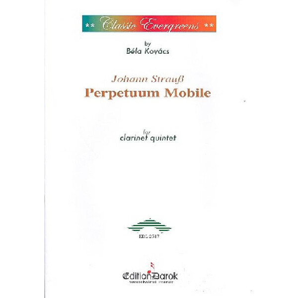 Perpetuum mobile for clarinet in Eb,