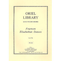 14 Elizabethan Dances . for 4 recorders