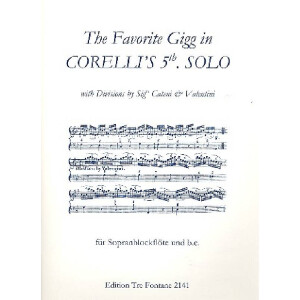 Gigg der Sonate Nr.4 mit Variationen von Cateni und...