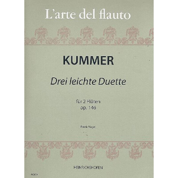 3 leichte Duette op.146 für 2 Flöten
