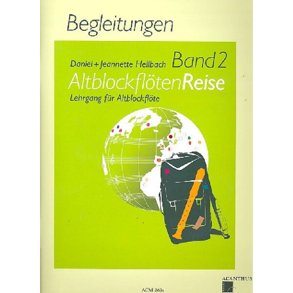 Altblockflötenreise Band 2 Klavierbegleitung