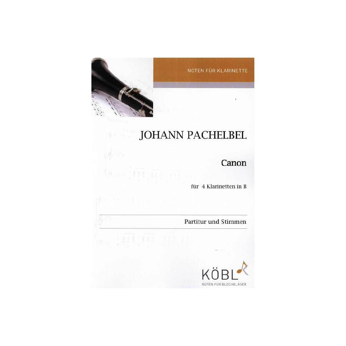 Canon für 4 Klarinetten box
