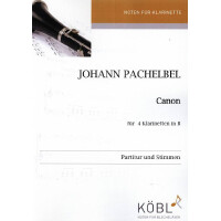 Canon für 4 Klarinetten