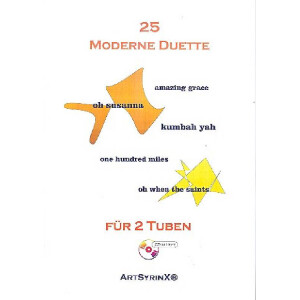 25 moderne Duette (+CD) für 2 Tuben