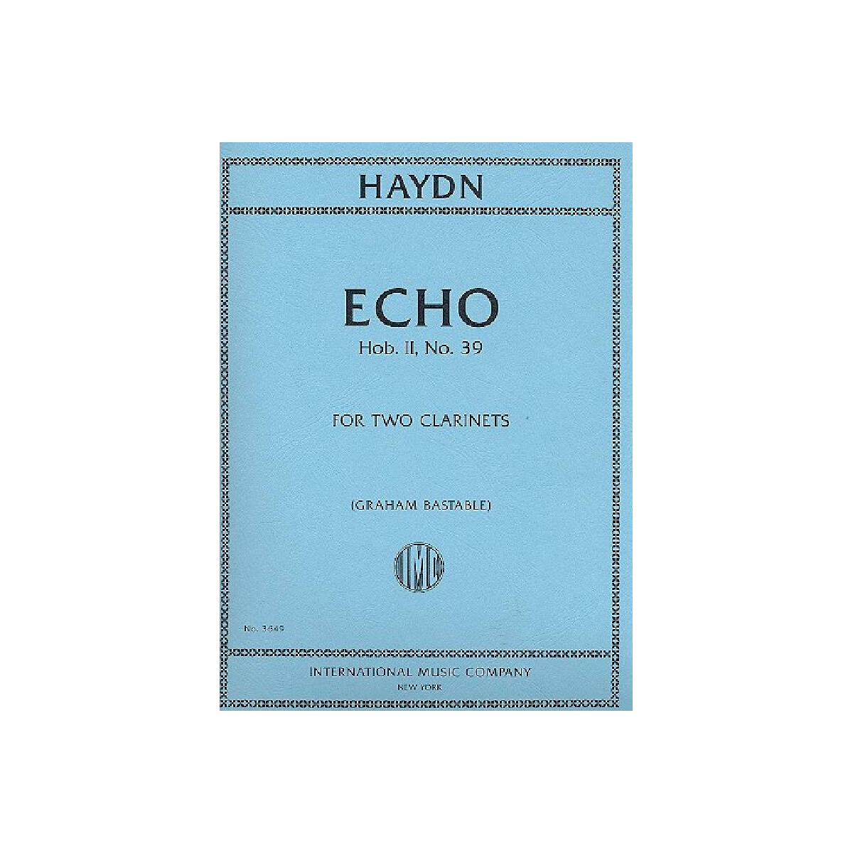 Echo Hob.II:9 for 2 clarinets box