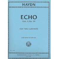 Echo Hob.II:9 for 2 clarinets