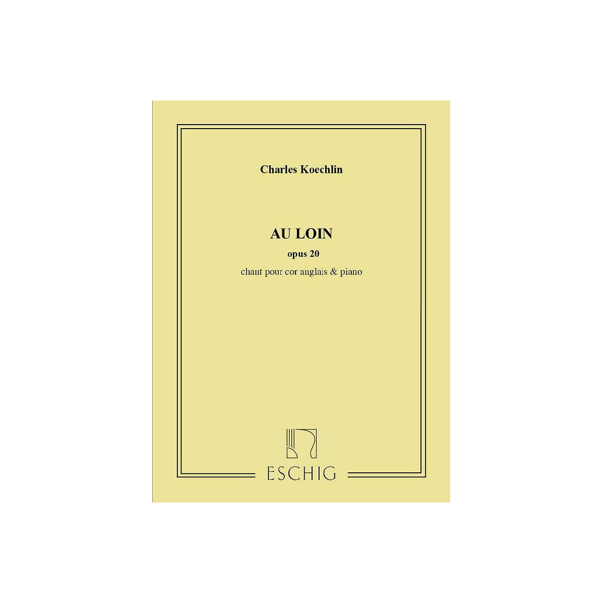 Au loin op.20 chant pour box