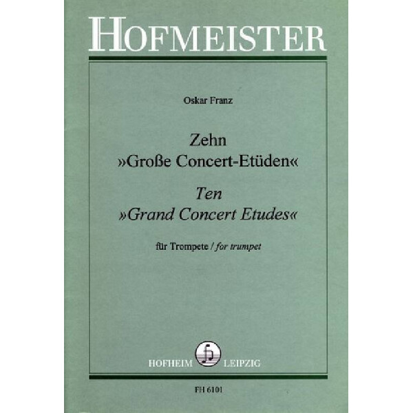 10 große Konzertetüden für Trompete