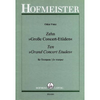 10 große Konzertetüden für Trompete