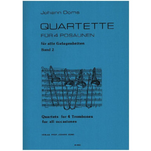Quartette f&uuml;r 4 Posaunen Band 2