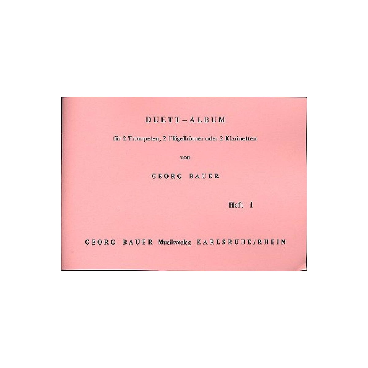 Duett-Album Band 1 für 2 Trompeten box