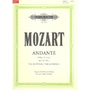 Andante C-Dur KV315 für Flöte und Orchester