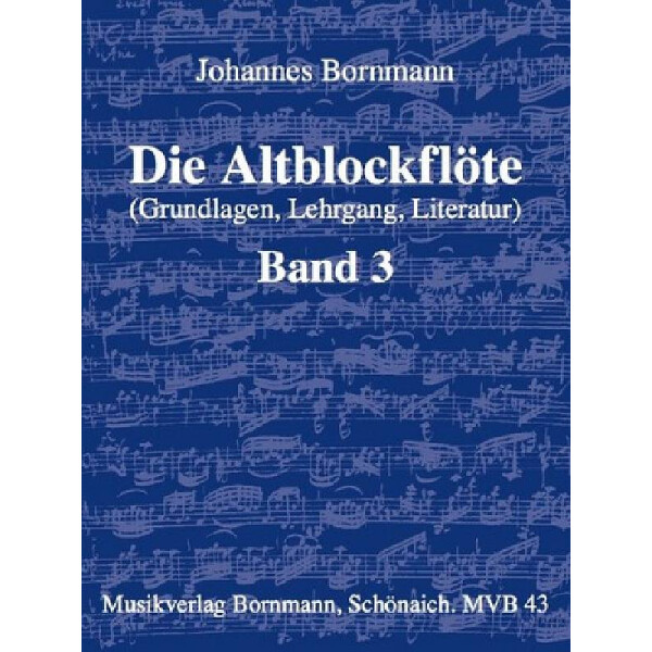 Die Altblockflöte Band 3