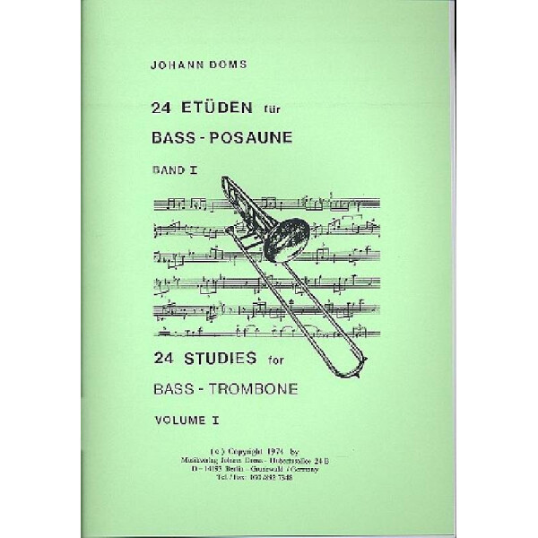 Etüden für Baßposaune Band 1