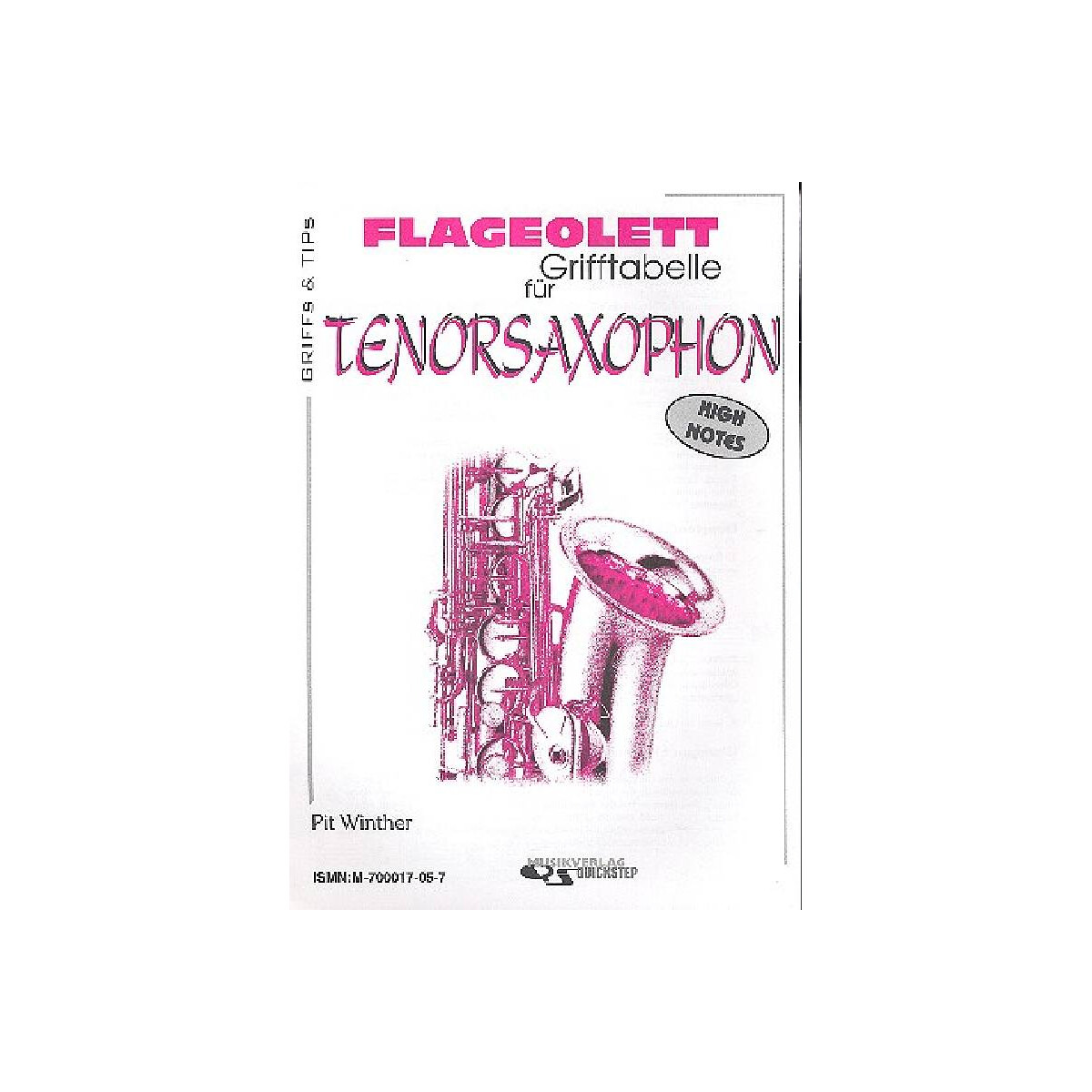 Flageolett-Grifftabelle