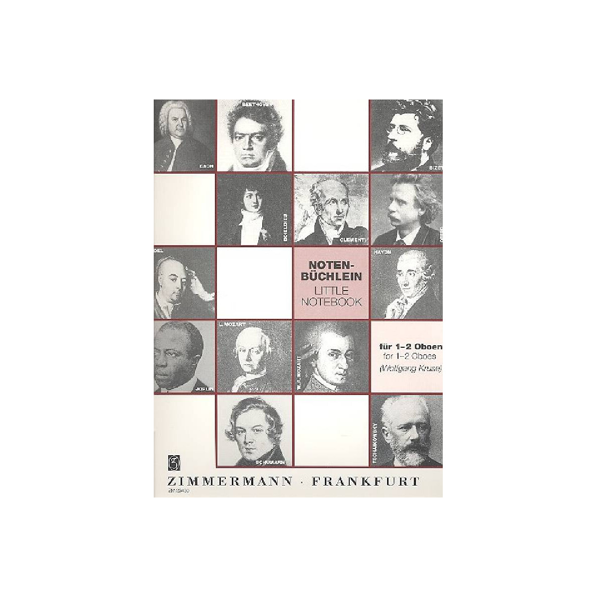 Notenbüchlein für 1-2 Oboen box