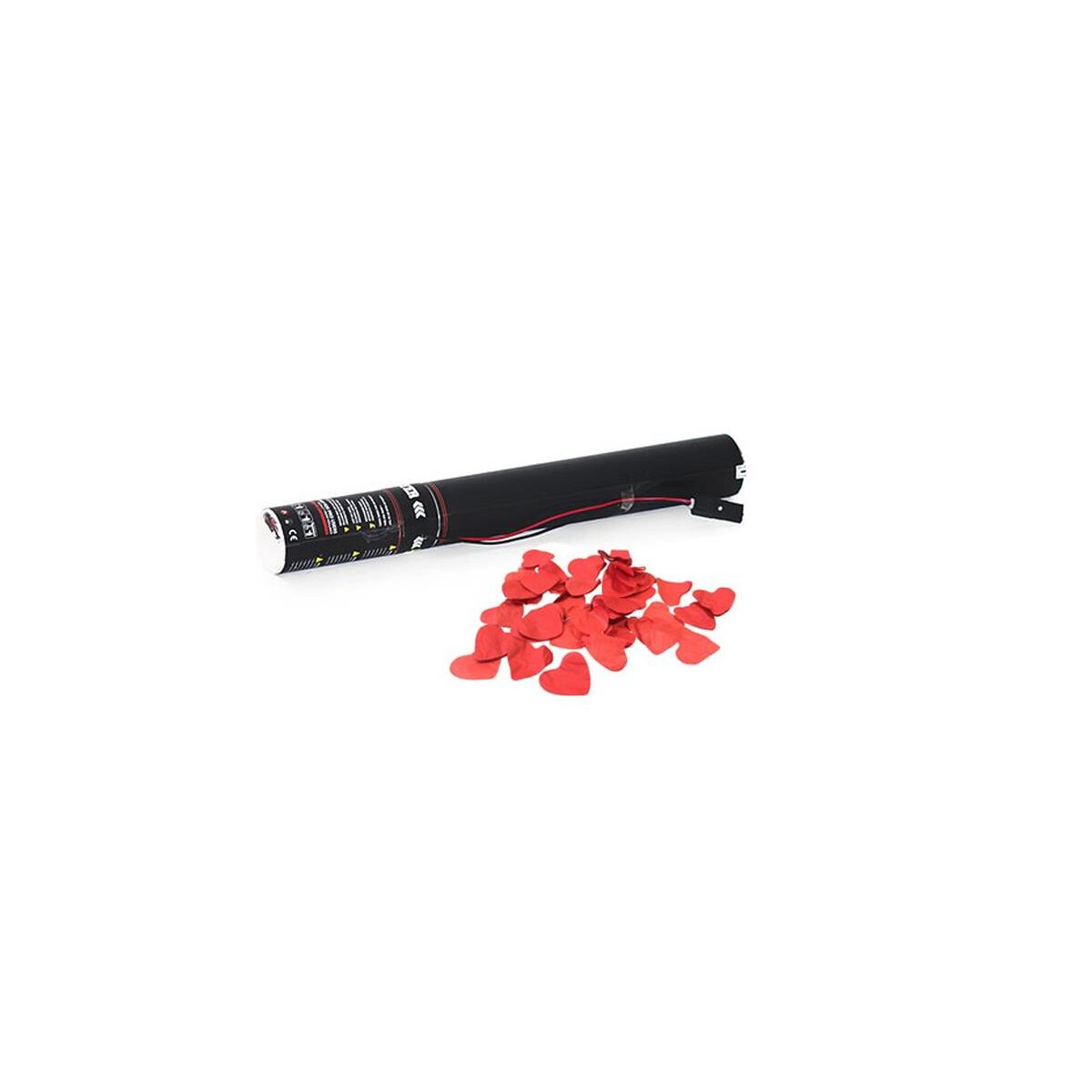 TCM Fx confetti charge electric 50cm, red hearts