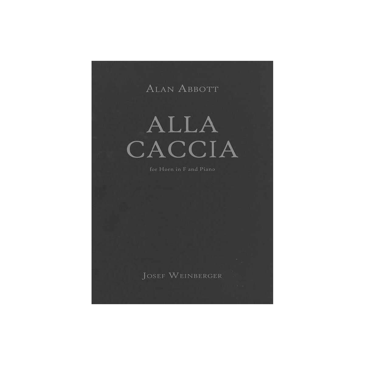 Alla caccia  für Horn in F box