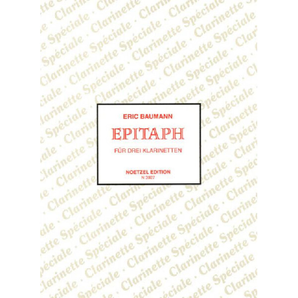 Epitaph für 3 Klarinetten